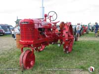 Farmall H row-crop roues fers