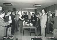 Dernier "training Export" en juin 1984, avant la fermeture de l'usine d'Heidelberg. Toutes les personnes sont des responsables SAV Européens. 